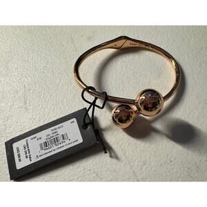 NWT Kate Spade NY Rose Gold Bypass Balls Bracelet